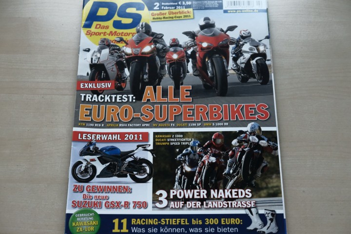 Deckblatt PS Sport Motorrad (02/2011)